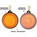 Slson Foldable Dog Bowl Set - 2 Portable Silicone Travel Bowls with Lids & Hooks for Dogs & Cats - 350ml - Orange & Pink - Buy Online on GoSupps.com