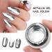 Metallic Painting Gel - Mirror Silver UV Painting Gel - 3D Metal Painting Gel Drawing Mirror Gel Nail Polish Glossy DIY Nail Art for Women Girls - Buy Online on GoSupps.com