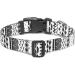 Buy Mercano Adjustable Dog Collar - Soft Nylon Durable & Stylish for Small to Medium Dogs | Black & White Pattern - Buy Online on GoSupps.com
