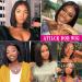 10 Inch Black Bob Wig Human Hair 13x4 HD Frontal 180% Density for Black Women - Buy Online on GoSupps.com