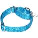 Shop Adjustable Heavy-Duty Martingale Dog Collars - Soft & Smooth for Large Dogs - Sky Blue 2.5cm Wide - International Shipping Available - Buy Online on GoSupps.com
