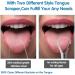 Azltdcow Professional Tongue Scrapers & Cleaners - Stainless Steel Tongue Brush Kit for Oral Hygiene & Fresh Breath - Exquisite Travel Case Included - Buy Online on GoSupps.com