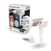 Rowenta CV5830 Studio Dry Hair dryer |2100 watts |3 temperature and 2 speed levels |Ion function |Cold air button |White/rose gold hair dryer |Ions cold air diffuser