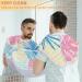 Colorful Tropical Leaf Beard Bib Apron - Waterproof Grooming Cape for Men | Perfect Gift - Non-Stick Hair Catcher with Suction Cups - Buy Online on GoSupps.com