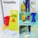 60 inch Metal Commercial Mop Handle - Heavy Duty Side Gate Holder for Floor Cleaning - Quick Change Wet Mop Clamp - Buy Online on GoSupps.com