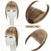Bangs Hair Synthetic Fake Blunt Air Bangs Clip in Hair Extensions Clip in French Bangs Straight Fringe False Hairpiece for Women Bangs Hair Clip(F12-613) - Buy Online on GoSupps.com
