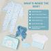 Baby Box Shop New Born Baby Boy Gift Set - 7 Essentials for Baby Boys | Newborn Keepsake Hamper | Baby Shower Gifts in Blue - Buy Online on GoSupps.com