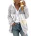Buy Hanxiulin Women's Fleece Plush Winter Jacket - Warm Fluffy Zippered Coat Windproof 4XL Gray | International Shipping Available - Buy Online on GoSupps.com