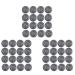 Clisted 48 PCS Stainless Steel Sponges Scrubbers Utensil Scrubber Scouring Pads Ball for Removing Rust Dirty Cookware Cleaner
