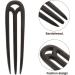 minkissy Ebony 3 Prong Hair Fork - U Shaped Hair Sticks Vintage Hairpin Hair Forks for Long Hair Wood Hair Clips Wood Hair Forks for Women Girls - Buy Online on GoSupps.com