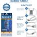 KEDLEY Elbow Support Sleeve | Premium Elasticated Compression Support Band | Tennis Elbow Golfers Elbow Tendonitis Joint Pain and Arthritis | Ideal for Sports and Everyday Activities (Senior (M/L) - Buy Online on GoSupps.com
