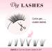 Glowingwin Cat Eye Half Lashes - 10 Pairs | Natural Soft Corner & Wispy Finish | Handmade Reusable Faux Mink Strip Lashes for Fluffy & Elegant Look - Buy Online on GoSupps.com