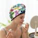 Hair Towel Wrap for Quick Drying | Colorful Butterflies Towel Turban with Button | Ideal Hair Drying Solution - Buy Online on GoSupps.com