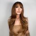 Nayasa Light Brown Wig for Women with Bangs | 24 Ombre Brown Synthetic Wig for Daily & Party Use - Buy Online on GoSupps.com