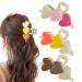 3 PACK Acrylic Hair Claws Sweet Heart Shape Hair Clips Matte Jaw Clips Strong Hold Claw Clips for Thick Hair Hair Accessories for Women Girls