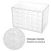 120 Grille Clear Nail Art Decoration Storage Box | PE Material Nail Tips Organizer for Fake Nails - Buy Online on GoSupps.com