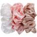 6-Piece Satin Silk Scrunchies Set - Big Hair Scrunchies for Ponytails - Gentle on Hair - Buy Online on GoSupps.com