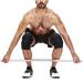 Rehband 7mm Power Max Knee Compression Sleeve - Neoprene Support for Bodybuilding & Powerlifting - Carbon/Black Large Pair - Buy Online on GoSupps.com