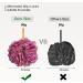 Fishent Bath Sponge Shower Loofahs 60g - Durable Mesh Body Wash Puff for Women and Men - Purple, Green, Blue - Buy Online on GoSupps.com