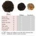 RUWISS Informantable 100% Real Hair Scrunchies for Women - Dark Brown & Cocoa Blonde - Perfect for Buns - 1 Piece - Buy Online on GoSupps.com