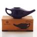 Ceramic Neti Pot Handmade Premium Leak Proof Durable Neti Pot with Salt for Sinus Capacity - 225 ml.(Elegant Violet Color)