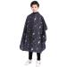 Kids Haircut Barber Cape Cover for Hair Cutting,Styling and Shampoo, for Boys - Black Space Printing Kids Haircut Cape