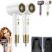 Numoya Hair Dryer Numoya Jetspeed Hair Dryer Numoya Jet Speed Hair Dryer Blow Dryer with Diffuser Portable Low Noise Blow Dryer for All Hair 2pcs White One Size