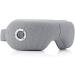 Eye massager with warmth eye massage device for migraines 5 massage modes air pressure hot compress vibration music foldable heated temporal massage device for eye relaxation constructi