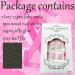 24Pcs Sparkly Breast Cancer Awareness Press-On Nails - Short Square Fake Nails with Pink Glitter & Ribbon Design for Women & Girls - Buy Online on GoSupps.com