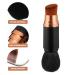Minkissy 2 in 1 Telescopic Cosmetic Brush - Portable Makeup Brush for Foundation Concealer Powder - Black - Buy Online on GoSupps.com