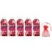 Lenor Fabric Conditioner 26 Washes 858ml Wellbeing Collection Jasmine & Red Berries Scent 5 Bottles Pack + for You: Organza Small Bag