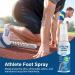 Professional Athlete's Foot Treatment Spray - Relieve Odor, Itching, Sweating, and Blisters - Buy Online on GoSupps.com