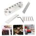 FOMIYES 6 Hole Lipstick Mold Set | DIY Lip Balm & Lip Gloss Maker Kit | Aluminum Alloy Accessories for Creative Lipstick Crafting - Buy Online on GoSupps.com
