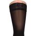 Truform Sheer Compression Stockings for Women - 30-40 mmHg Thigh High Length 30 Denier Black X-Large - Best for Daily Wear & Travel - Buy Online on GoSupps.com