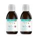 Norsan Omega 3 Fisk Fisch l High -dose 2 Series Pack (2x 150 ml)/Omega 3 for children 1.120mg per portion/Omega 3 oil with EPA & DHA/daily dose 1 TL Omega 3 Premium oil for children