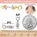 Daillyacc Magnetic Necklace Clasps - 14K Gold and Silver Safety Closures for Bracelets - 4Pcs Set - Buy Online on GoSupps.com