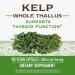 Nature's Way Kelp Whole Thallus 600 mg - 180 Vegan Capsules | Natural Iodine Supplement - Buy Online on GoSupps.com