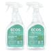 ECOS, Earth Friendly Products Shower Cleaner with Tea Tree Oil 22Ounce, 44 Fl Oz, (Pack of 2)