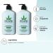 Hempz Herbal Whipped Body Cream 2-Pack - 100% Pure Hemp Seed Oil, 24-Hour Hydration, Vegan Moisturizer with Yangu Oil, Peach & Grapefruit - Buy Online on GoSupps.com