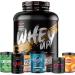 TWP Nutrition Platinum Series All The Whey Up Protein Powder Shake 23g Whey Protein Low Fat Low Carbs 2.1kg / 900g & 70/30 Servings Vegetarian Friendly (Cookie Dough Brownie 2.1kg) Cookie Dough Brownie 2.1kg - Buy Online on GoSupps.com