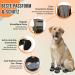 Slowton Waterproof Dog Shoes - Non-Slip Boots for Small & Medium Dogs | Reflective Velcro Fasteners | 4-Piece Set Size 6 (Black) - Buy Online on GoSupps.com