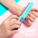 Nail File Kit with 4 Double Sided Files, Buffer Block, Nail Brush, Cuticle Clipper & Pusher - Manicure Tools - Buy Online on GoSupps.com