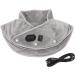 Electric Heated Neck Wrap - USB Charging Heating Pad & Massage for Pain Relief - Gray Sable Fabric - Buy Online on GoSupps.com