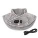Gray heating pillows for nose shoulders 3-stage temperature adjustment massage mode heating pillow sable tissue electrically heated neck bandage