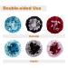 LEADUWAY 3 Pcs Silk Bonnets Set - Large Satin Double-Layer Sleep Cap for Women - Adjustable Elastic Band (Lake Blue, Rose Red, Black) - Buy Online on GoSupps.com