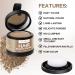 Space Hair Coffee Brown Powder - 4g Hair Thickener & Concealer for Men & Women | Wind & Waterproof Formula - Buy Online on GoSupps.com