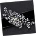 Didiseaon Tiara Rhinestone Barrettes Bridal Hair Comb Pearl Wedding Headwear Pearl Rhinestone Hair Comb Wedding Headpiece Bride Insert Comb Headgear Hair Accessories Crystal - Buy Online on GoSupps.com