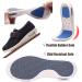 Men's Edema Shoes for Swollen Feet - Wide Width Diabetic Shoes with Adjustable Closure for Elderly - Non-Slip Air Cushion Sneakers in Blue (Size W10/M9) - Buy Online on GoSupps.com