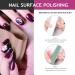 Roleelex Nail Files and Buffers Set 12 Pieces Acrylic Professional 100/180 Grit Emery Board 800/4000 Grit Buffer Block for Home and Salon - Buy Online on GoSupps.com