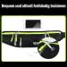 Buy Estrith Passes Waterproof Running Bag with Bottle Holder Adjustable & Large Capacity for Sports Jogging & Cell Phone - A-Black+Green - Buy Online on GoSupps.com